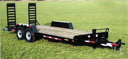 Trailer Rental 18' (Equipment) Tractors, Skidsteers, Excavators.-image