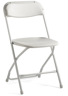 Samsonite folding chair White-image