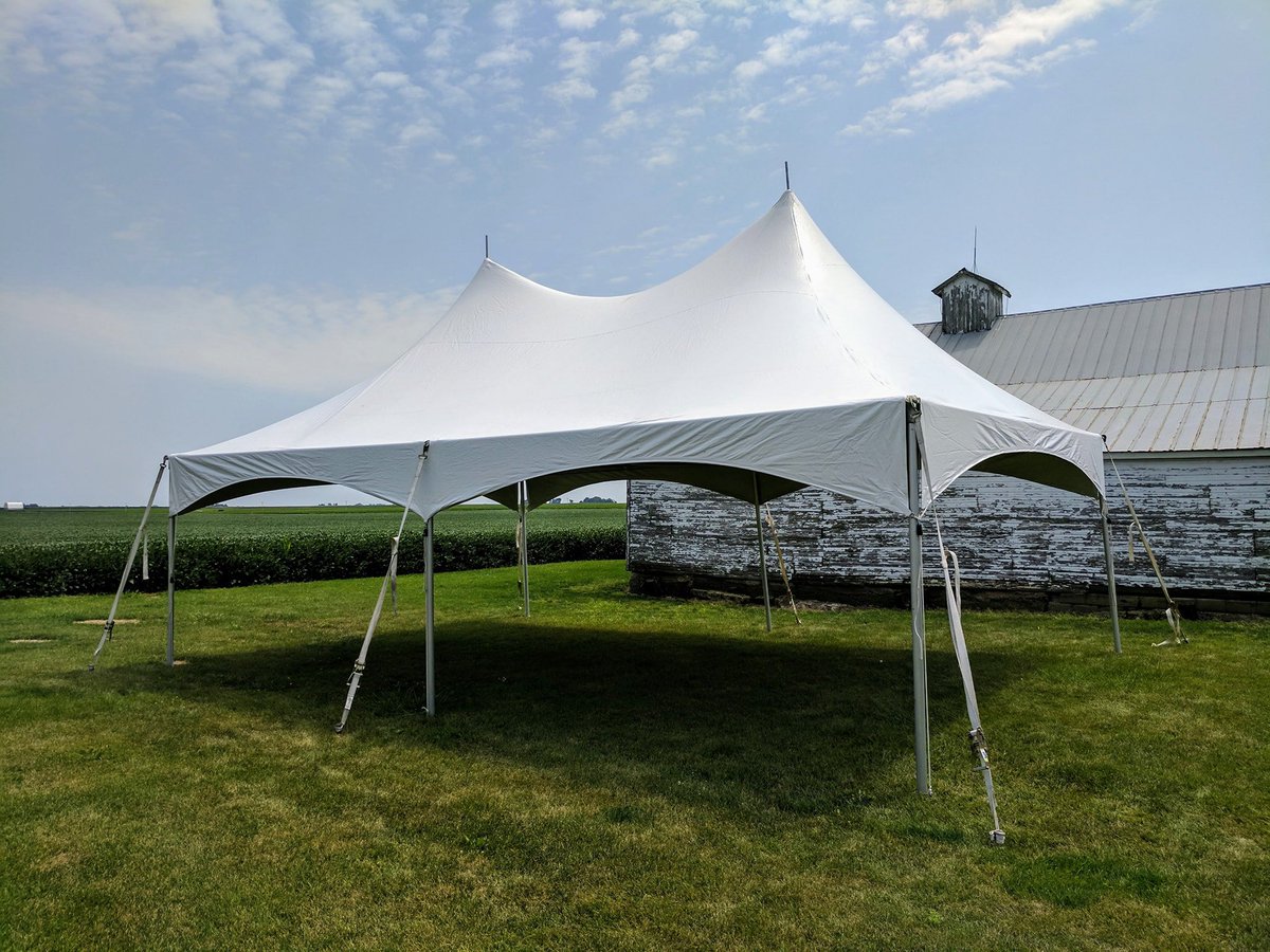 Web Peek Marquee Tent with window sides | Avery Rents Tents and party supplies in Omaha and Beelvue