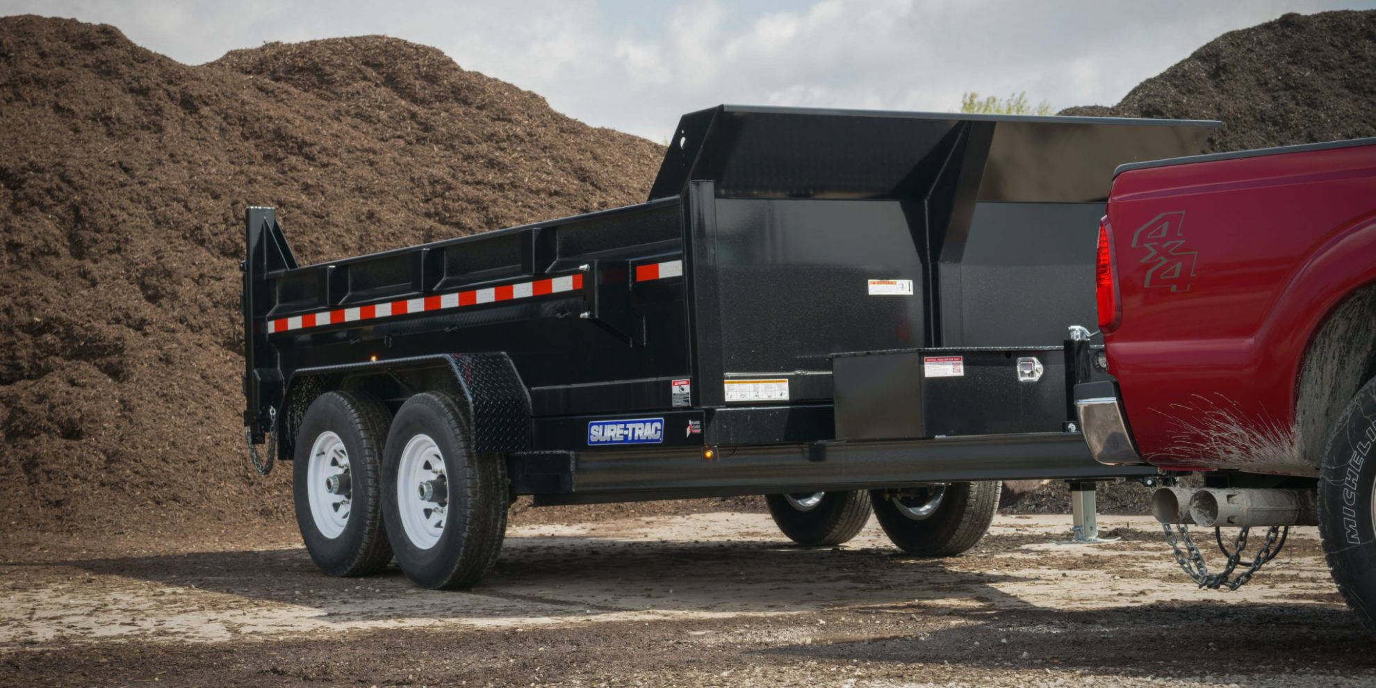 Dump Trailer (8k) Easy loading And Unloading-image