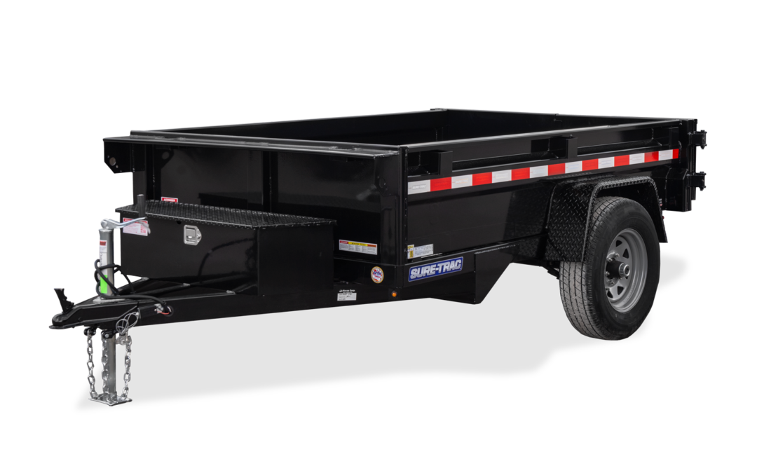 Single Axle Dump Trailer 4K