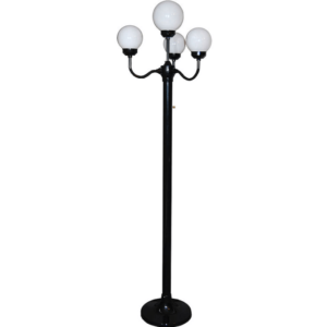 4 globe light post also know as street lights to set the party atmosphere.